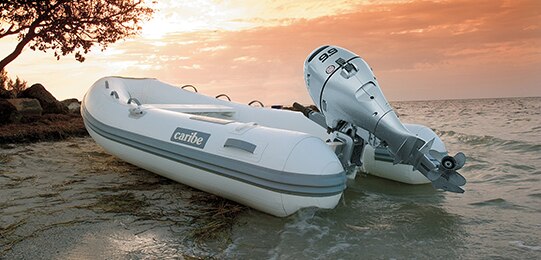 A boat using a Honda outboard